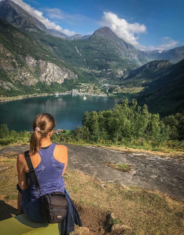 Solhaug Fjordcamping ガイランゲル エクステリア 写真